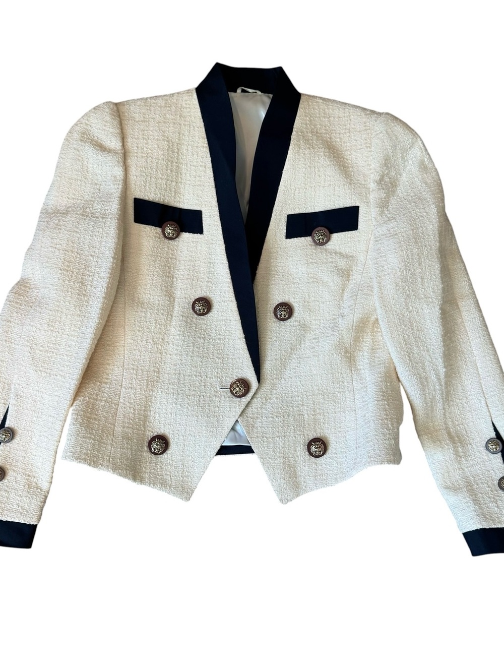VTG 90’s AKRIS Switzerland Blazer Jacket Tweed Wool Women’s EU 38 Classic READ - Picture 5 of 10